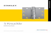 5 Knuckle - stanleyhardwarefordoors.com · 5 Knuckle Ball Bearing Hinges 3 5 Knuckle Full Mortise Hinges Standard Weight Ball Bearing FBB179 – (ANSI A8112) Steel – polished and