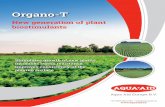 Organo-T fileOrgano-T is a special mini granule grade soil dconditioner with a low nutrient analysis, made from plant extract designed to refine the soil. Organo-T is suitable for