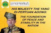 HIS MAJESTY THE YANG DI-PERTUAN AGONGe-masjid.jais.gov.my/uploads/uploads/S Seri Paduka Baginda YDP Agong 07... · His Majesty the Yang di-Pertuan Agong is the Head of State for the