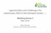 opportunities and challenges for natural gas (NG) in the ...energymining.sa.gov.au/__data/assets/pdf...Gas_Energy_Australia_SA_Gov... · limited natural gas refuelling infrastructure