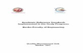 Academic Reference Standards Implemented in the Study ... fileAcademic Reference Standards Implemented in the Study Programs Benha Faculty of Engineering Quality Management Unit Benha-
