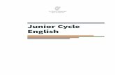 Junior Cycle English - curriculumonline.ie · Junior Cycle English Aim 5 Aim English in junior cycle aims to develop students’ knowledge of language and literature, to consolidate