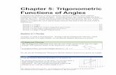 Chapter 5: Trigonometric Functions of Angles 5.pdf · 338 Chapter 5 . From these we can find the distance between the points using the Pythagorean Theorem: 34 5 32 34 = = + = dist
