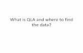 What is QLA and where to find the data? - Lambeth Council · –The RAISE compatible QLA data file for year 7 pupils •The RAISEonline school administrator can then import first