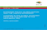 ECONOMIC POLICY, GLOBALIZATION AND THE LABOUR … · economic policy, globalization and the labour movement: changes in the global economy from the golden age to the neoliberal era