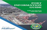 PORT INFORMATION GUIDE - portofhalifax.ca · PORT INFORMATION GUIDE • Source: Port of Halifax •  TABLE OF CONTENTS GENERAL INTRODUCTION 5 TABLE OF CONTENTS