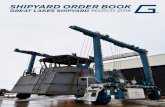 SHIPYARD ORDER BOOK - The Great Lakes Groupthegreatlakesgroup.com/downloads/Great-Lakes-Shipyard-Order-Book-2016... · SHIPYARD ORDER BOOK GREAT LAKES SHIPYARD . MARCH 2016. TUG CONSTRUCTION.
