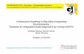Continuous Auditing in Big Data Computing Environments ... · Continuous Auditing in Big Data Computing Environments: Towards an Integrated Audit Approach by Using CAATTs Andreas