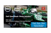 Dell OpenStackCloud Solution · Mainstream Enterprise Cloud Buyer Sophisticated Cloud Buyer Dell Red Hat OpenStack Cloud VMware or MSFT Private Cloud • Flexible, modular, open,