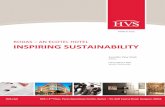 AN ECOTEL HOTEL INSPIRING SUSTAINABILITY - Hospitality Net · Paper reduction by maximum online use across departments e.g. reservations, training records, internal communications,