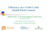 Efficiency of a VAWT with Airfoil Pitch Control - comsol.de fileEfficiency of a VAWT with Airfoil Pitch Control Junkun Ma1, Cris Koutsougeras 2, Hao Luo October 6, 2016 1Sam Houston