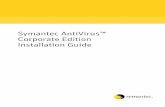 Symantec AntiVirus¢â€‍¢ Corporate Edition Installation Guide symantec antivirus symantec corporation and/or