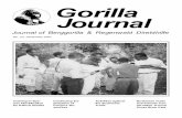 Gorilla Journal - berggorilla.org · Another Mountain Gorilla Killed in the Virungas During June and July 2001, there was an increase in fighting between the military of the rebel