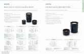 Macro Lens for Line and Area Scan Sensor Line Scan Lens ... at MOD 0.22أ— Optical distortion -0.24%