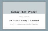 Solar Hot Water - ACEEE · • Household-level solar hot water has many drawbacks • Solar photovoltaic is highly-effective, low maintenance • APWH is the optimal selection for