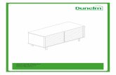 Alexis Small Sideboard - dunelm.com · Alexis Small Sideboard White High Gloss PVC H72xW102xD42cm . Thank you for purchasing your new piece of furniture from Dunelm. We put a lot