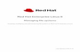Red Hat Enterprise Linux 8 Managing file systems · Red Hat Enterprise Linux 8 Managing file systems Creating, modifying, and administering file systems in Red Hat Enterprise Linux