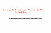 Processes & Threads - labe.felk.cvut.czlabe.felk.cvut.cz/~stepan/AE3B33OSD/OSD-Lecture-3.pdf · Queuing and Queues Organization ... Throughput – # of processes that complete their