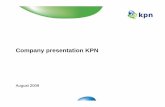 Company presentation KPN · of intangible assets. Note that KPN’s definition of EBITDA deviates from the literal definition of earnings before interest, taxes, depreciation and