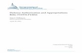 Defense Authorization and Appropriations Bills: FY1970-FY2016 · April 20, 2016 Congressional Research Service 7-5700 98-756 . Defense Authorization and Appropriations Bills: FY1970-FY2016