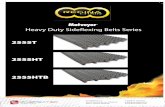 Heavy Duty Sideflexing Belts Series - Diversiatecdiversiatec.com/catalogos/Transportadores_Componentes/Mallas_modulares/... · Heavy Duty Sideflexing Belts Series 2555T 2555HT 2555HTB