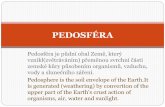PEDOSFÉRA - sc-s.si‰RA.pdf · Pedosféra je půdní obal Země, který vznikl(zvětráváním) přeměnou svrchní části zemské kůry působením organismů, vzduchu, vody a
