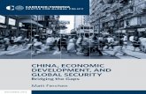 CHINA, ECONOMIC DEVELOPMENT, AND GLOBAL SECURITY · 2 | China, Economic Development, and Global Security: Bridging the Gaps in economics and geopolitical and security studies. Instead,