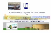 PRESENTATION on THERMAL INSULATION - libvolume2.xyzlibvolume2.xyz/chemicalengineering/btech/semester6/chemicalplant... · The function of Thermal insulation is performed not just