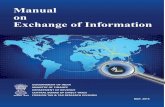 Manual on Exchange of Information - Income Tax Department · scope and manner of exchange of tax-related information under the various tax treaties and agreements that India has entered