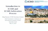 Introduction to ICSID and ICSID Arbitration Process · Content may be reproduced for educational use with acknowledgement. Introduction to ICSID and ICSID Arbitration Process Meg
