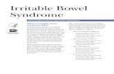 Irritable Bowel Syndrome - IBD What is irritable bowel syndrome (IBS)? Irritable bowel syndrome is a