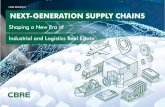 CBRE RESEARCH NEXT-GENERATION SUPPLY CHAINS · integrated with retail. FACILITY • There will be growth in the number of smart warehouses powered by intelligent ... THE SUPPLY CHAIN