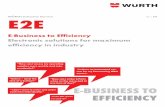 E-Business to Efficiency - Würth Industrie Service: C ... · Through E2E – E-Business to Efficiency. E2E – all of Würth Industrie Service electronic solutions at your service