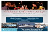 Happy Anniversary - Spirit Cruises · Celebrate your anniversary in style aboard Spirit of Norfolk! Our talented event planners will help you customize the perfect package whether