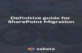 Ebook - SharePoint Migration fileIntroduction SharePoint has evolved as a true enterprise content management system and a collaborative platform in present era and is expanding its