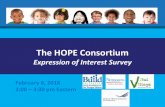 The HOPE Consortium - BUILD Initiative Events... · The Project HOPE Consortium is offering. State teams, local coalitions or leaders who are selected may receive: – membership