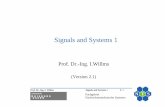 Signals and Systems 1 - nts.uni-duisburg-essen.dents.uni-duisburg-essen.de/downloads/ss1/SS1-K2.pdfSignals and Systems 1 - nts.uni-duisburg-essen.de