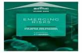 Emerging risks - airmic.com · different from those of the past, they trigger the need for recalibrating risk management and rebalancing effort between managing traditional risks