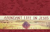 ABUNDANT LIFE IN JESUS - pcabookstore.com · “God bless you” when someone sneezed was offering a prayer that the person would receive the blessing of God—ongoing life—rather