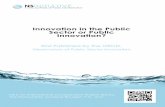 Innovation in the Public Sector or Public Innovation? · 1 Innovation in the Public Sector or Public Innovation? First Published by the OECD, Observatory of Public Sector Innovation