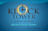 Sector 74 Noida - propshop.org.in · Ajnara Grand Heritage Presents Klock Tower. ABOUT AJNARA –RESIDENTIAL DELIVERED PROJECTS. ABOUT AJNARA –ONGOING RESIDENTIAL PROJECTS. ABOUT