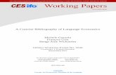 A Concise Bibliography of Language Economics - ifo.de fileThe following pages are devoted to a bibliography which, though not exhaustive, provides an extensive set of references to