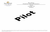 Questionnaire 2018 Grade (Pilot) · These items are being pilot tested in 2018 for possible inclusion in the 2019 NAEP operational assessment. Some items that are pilot tested may