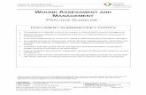 WOUND ASSESSMENT AND MANAGEMENT - NSW Agency for … · Guideline: Wound Assessment and Management This document reflects what is currently regarded as safe practice. However, as