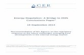 Energy Regulation: A Bridge to 2025 - acer.europa.eu · Energy Regulation: A Bridge to 2025 Conclusions Paper1 19 September 2014 Recommendation of the Agency on the regulatory response