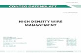 HIGH DENSITY WIRE MANAGEMENT - conteg.cz · nur 5 x HDWM‑ VCT‑S) 1 Für Vorder‑/Hinterausführung bestellen Sie einfach entsprechende Vordermanager und installieren Sie sie