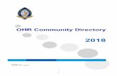 OHR Community Directory - ohrsurreyhills.catholic.edu.au · Address Surrey Hills Phone 0412 687 259 Website bellbirdbuilders.com.au Community Member Jason Cheevers - Current Parent