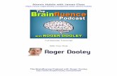 Atomic Habits with James Clear - rogerdooley.com · Atomic Habits with James Clear  The Brainfluence Podcast with Roger Dooley