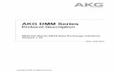 AKG DMM Series - akg.com · 1.16 10.04.2013 R. Wuppinger - fixes and corrections in the manual text - changes supporting the new functions of the Automixer devices - document renamed