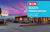 RESULTS PRESENTATION - english.bim.com.tr Q219 Results... · negligence or otherwise) for any loss howsoever arising from any use of this presentation or its contents or otherwise